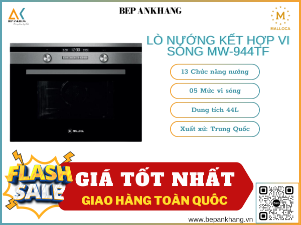 Lò nướng kết hợp vi sóng Malloca MW - 944TF